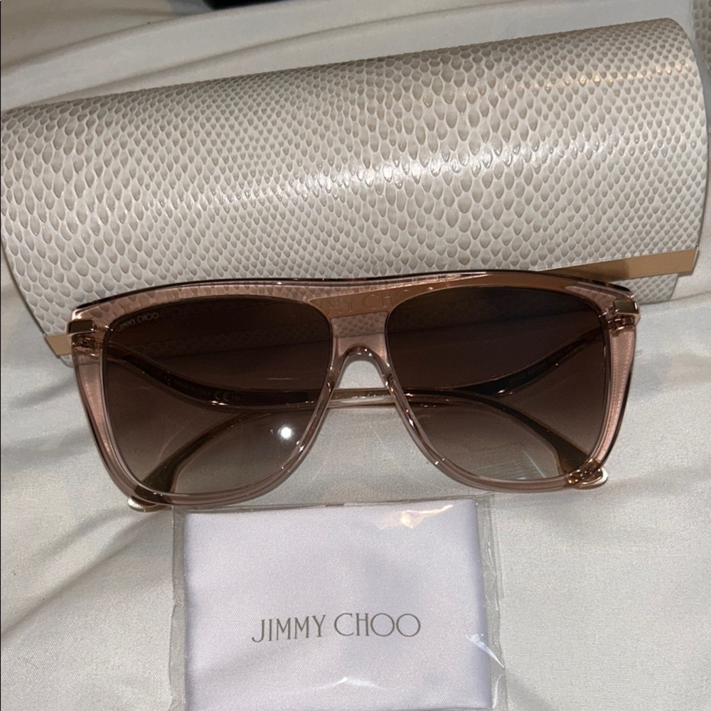 Jimmy Choo Pink Gradient Lens Sunglasses